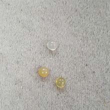 4MM ROUND CABOCHON CZ CITRINE COLOR CAB(20PCS/BAG)